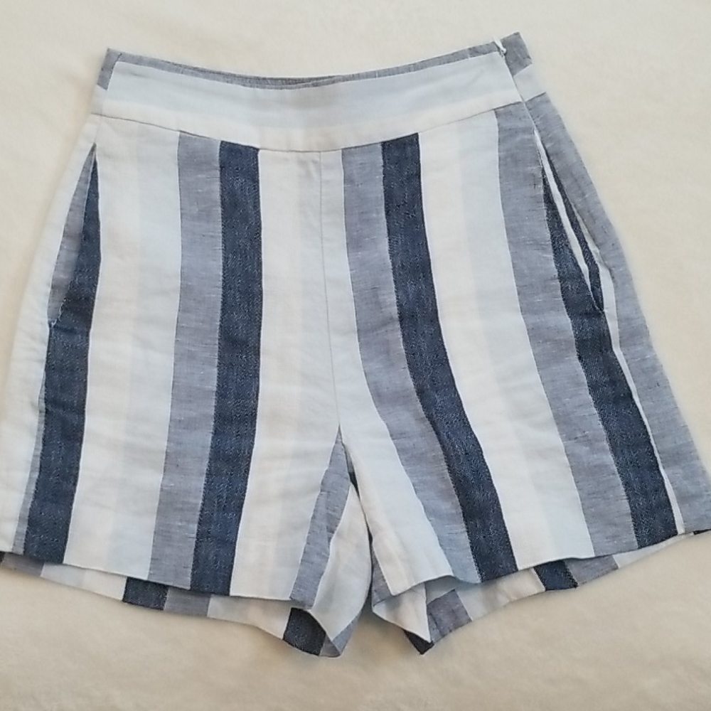 JCrew Point Sur Linen High waisted Short